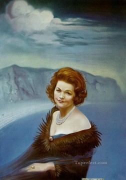 ルース・ダポンテ夫人の肖像 1965 年シュルレアリスム Oil Paintings